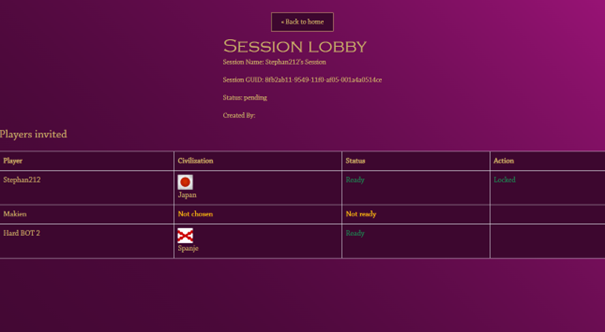 Lobby screenshot