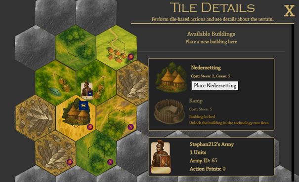 Building Options screenshot